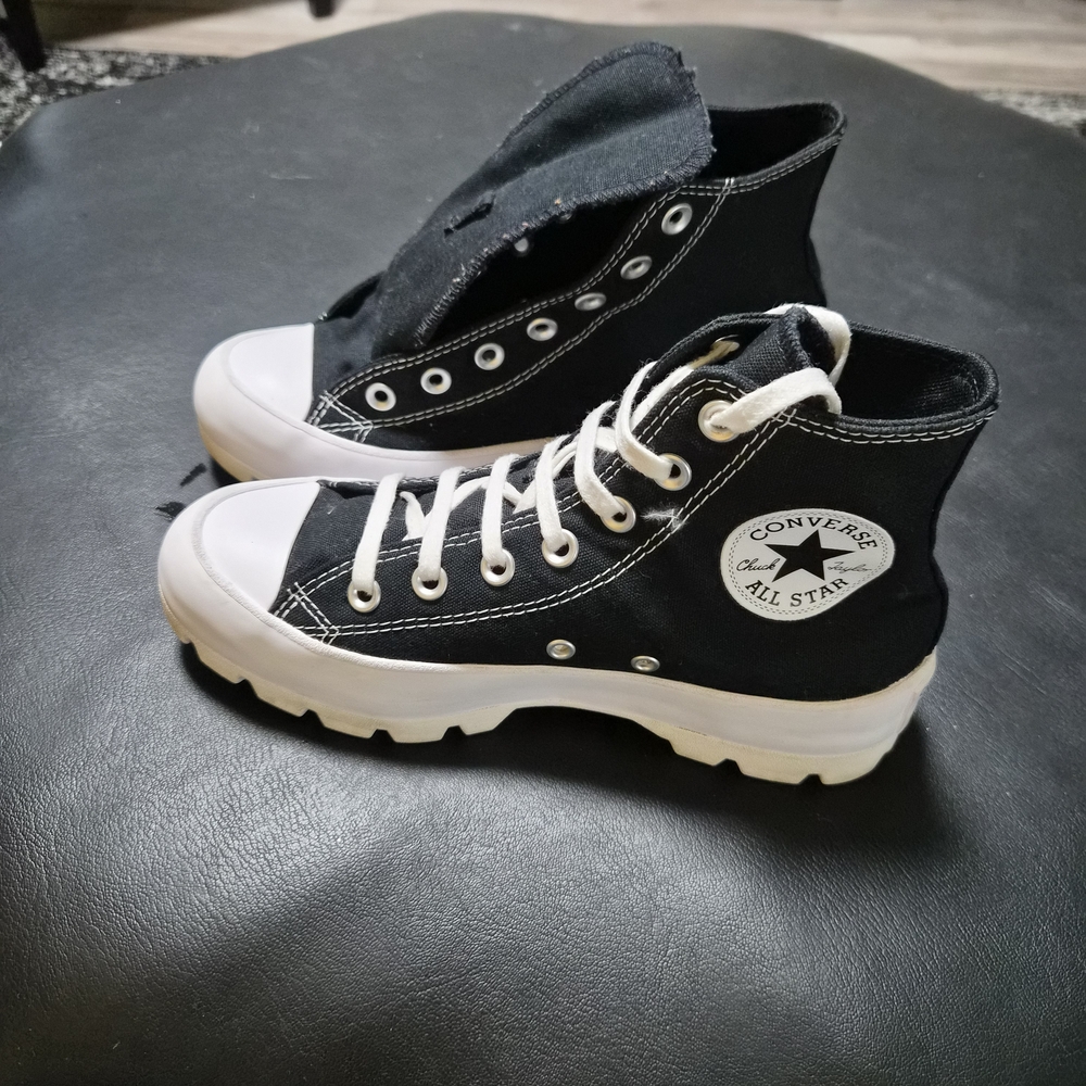 Converse Kids Black High-Top Sneakers